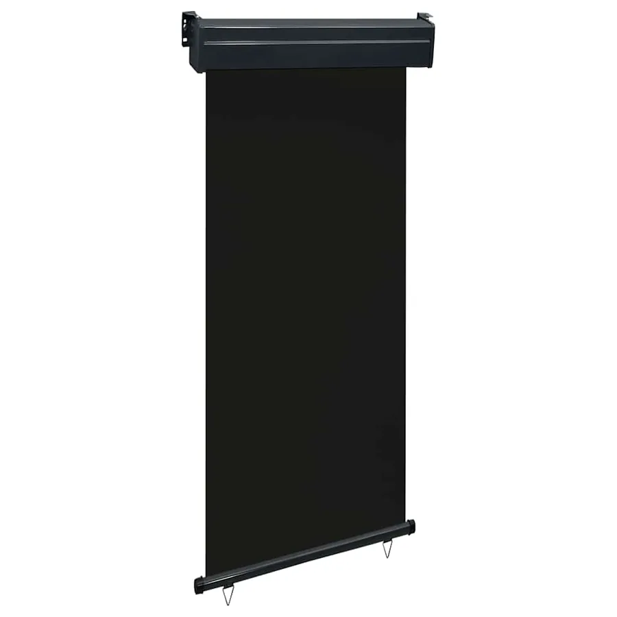 Auvent latéral de balcon 105x250 cm noir