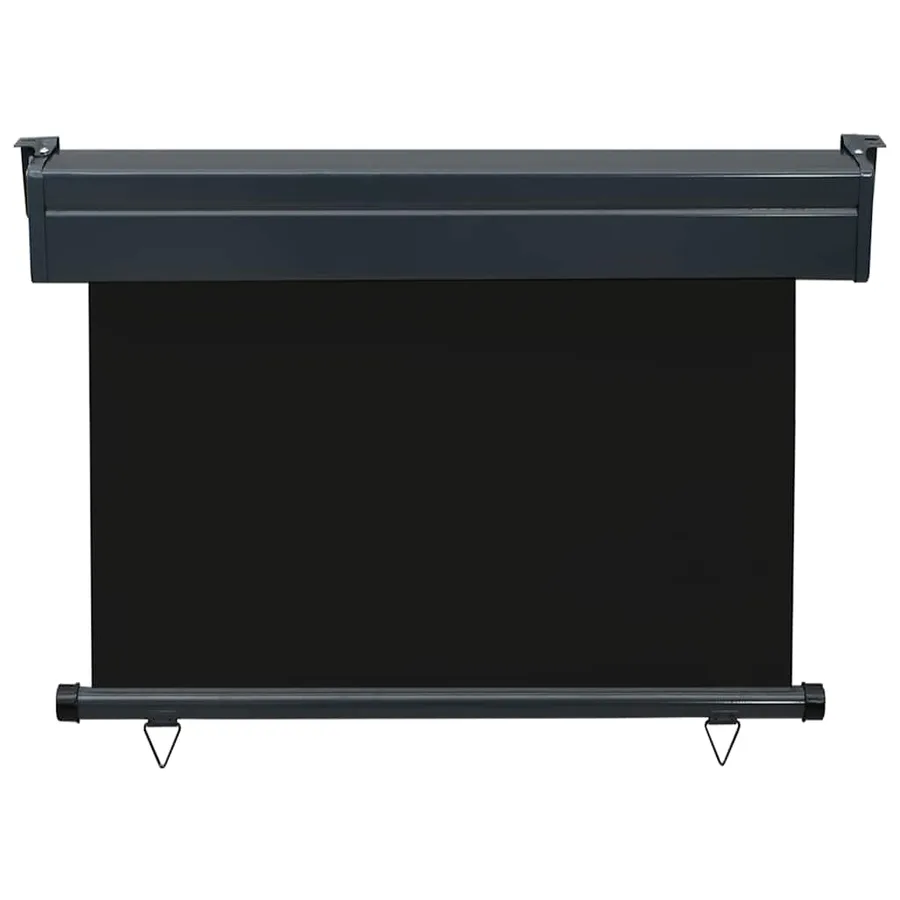 Auvent latéral de balcon 105x250 cm noir - 4