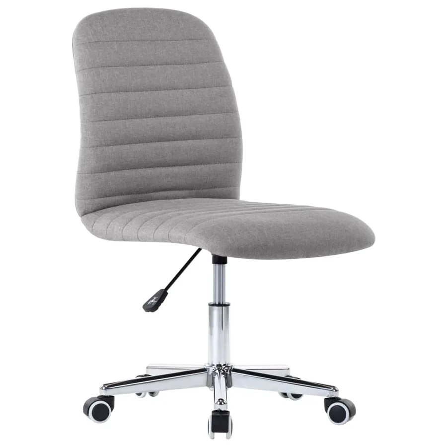 Chaises à manger lot de 6 gris clair tissu - 3