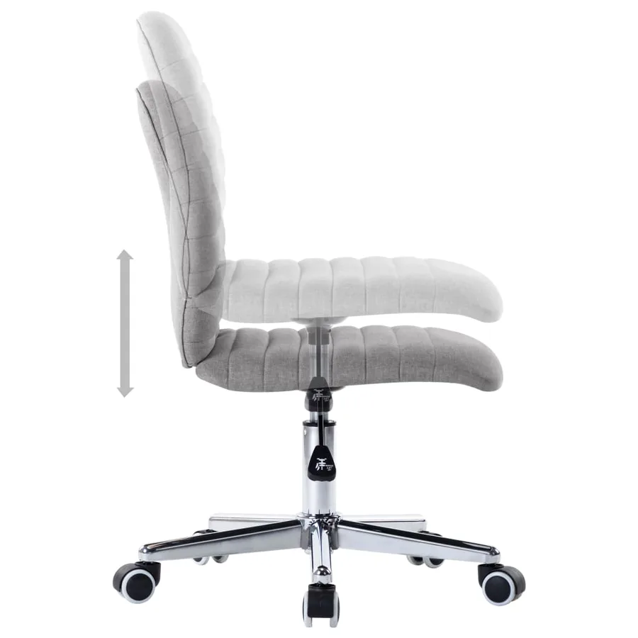Chaises à manger lot de 6 gris clair tissu - 6