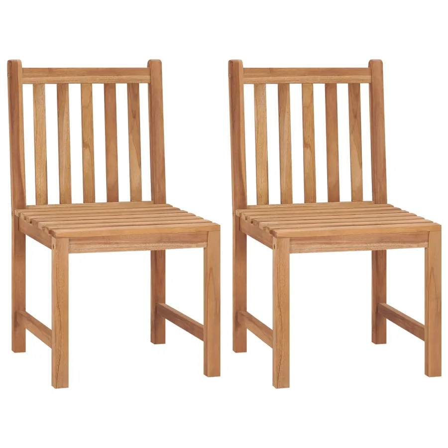 Ensemble à manger de jardin 4 pcs Bois de teck massif - 6