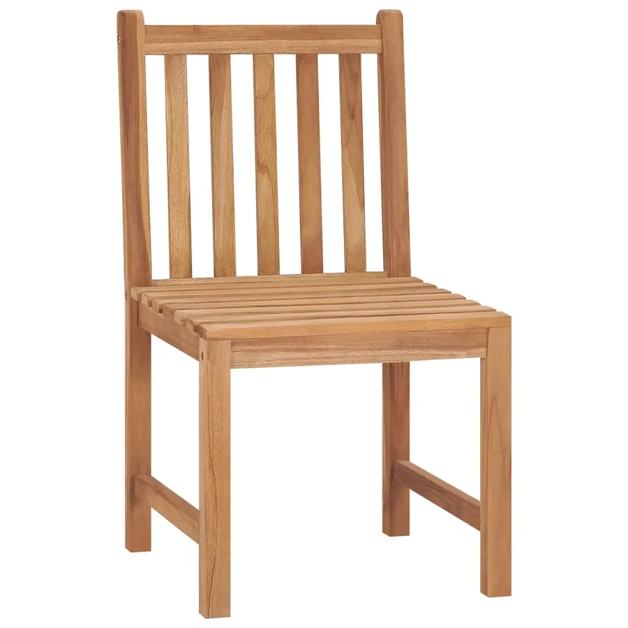 Ensemble à manger de jardin 4 pcs Bois de teck massif - 7