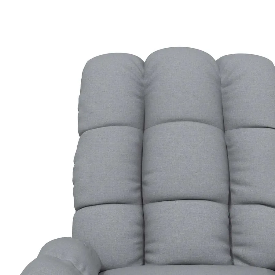 Fauteuil de massage Gris clair Tissu - 8