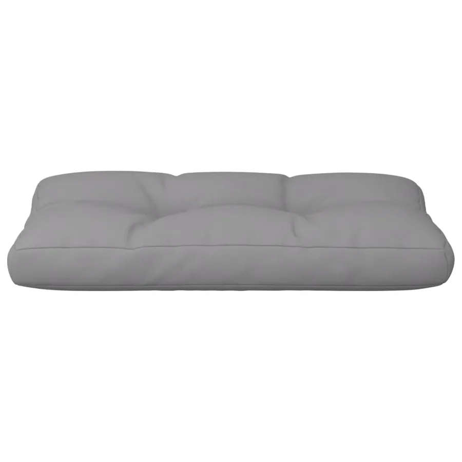 Coussin de palette gris 70x40x12 cm tissu - 5