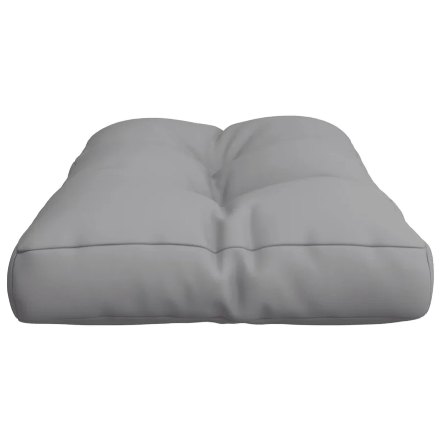 Coussin de palette gris 70x40x12 cm tissu - 6