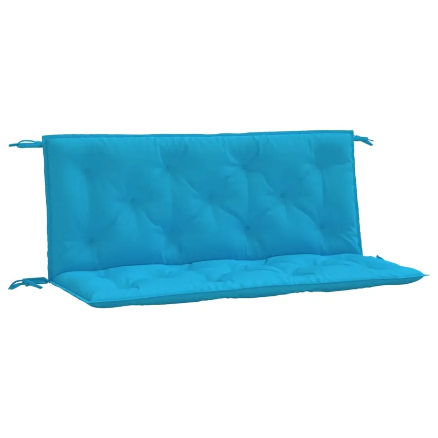 Coussins de banc de jardin lot de 2 bleu clair tissu Oxford - 2