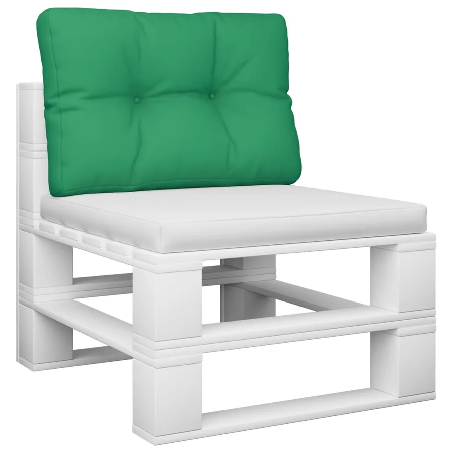 Coussin de palette vert 50x40x12 cm tissu - 3