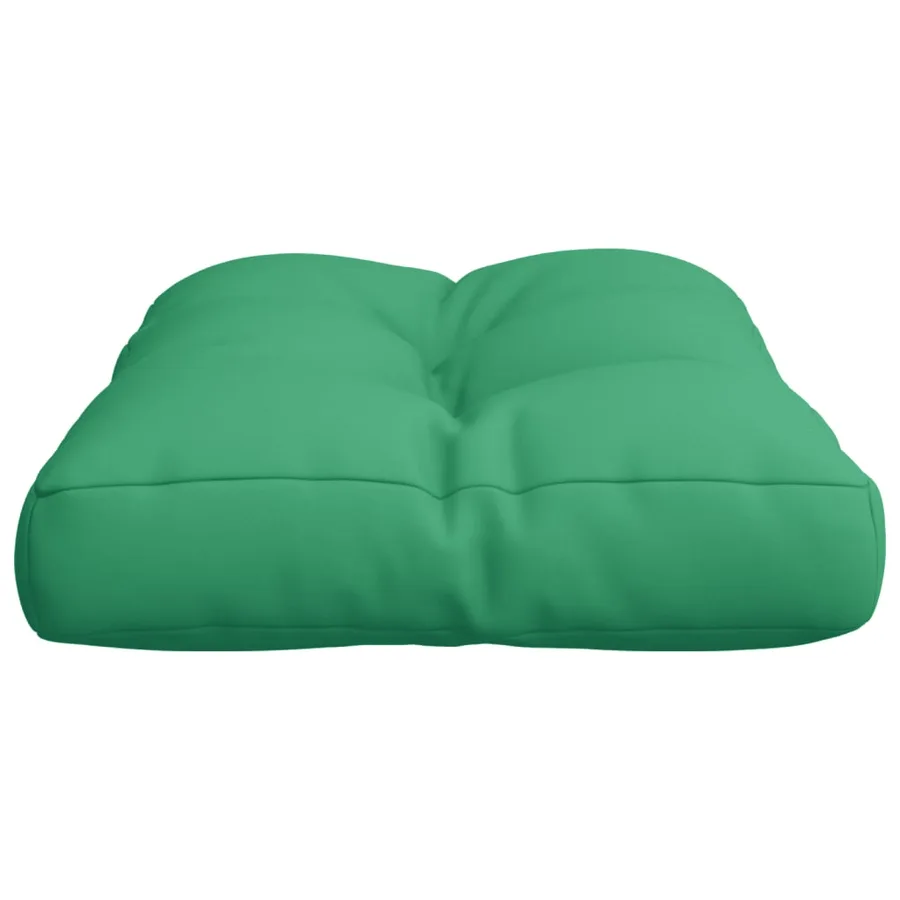 Coussin de palette vert 50x40x12 cm tissu - 6