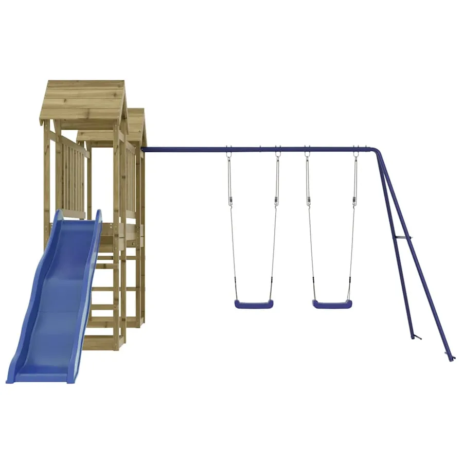 Aire de jeux d'extérieur bois de pin imprégné - 4