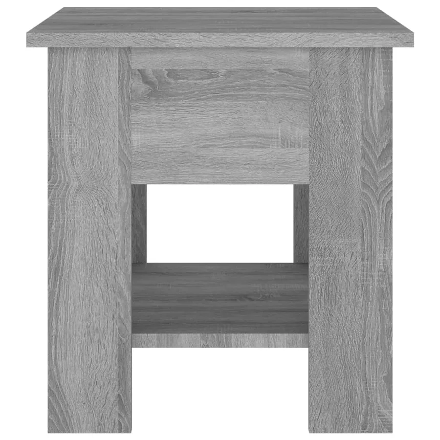 Table basse Sonoma gris 40x40x42 cm Bois d'ingénierie - 4
