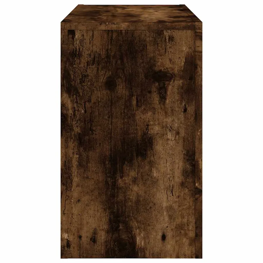 Tables basses gigognes 3 pcs Chêne fumé Bois d'ingénierie - 7