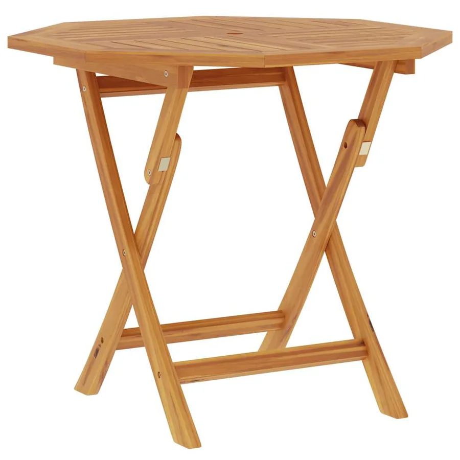 Table pliable de jardin 85x85x76 cm Bois de teck solide - 2