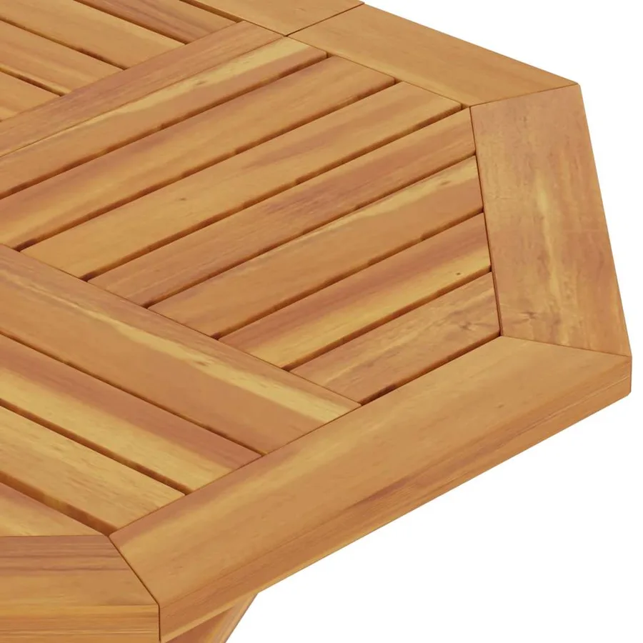 Table pliable de jardin 85x85x76 cm Bois de teck solide - 8