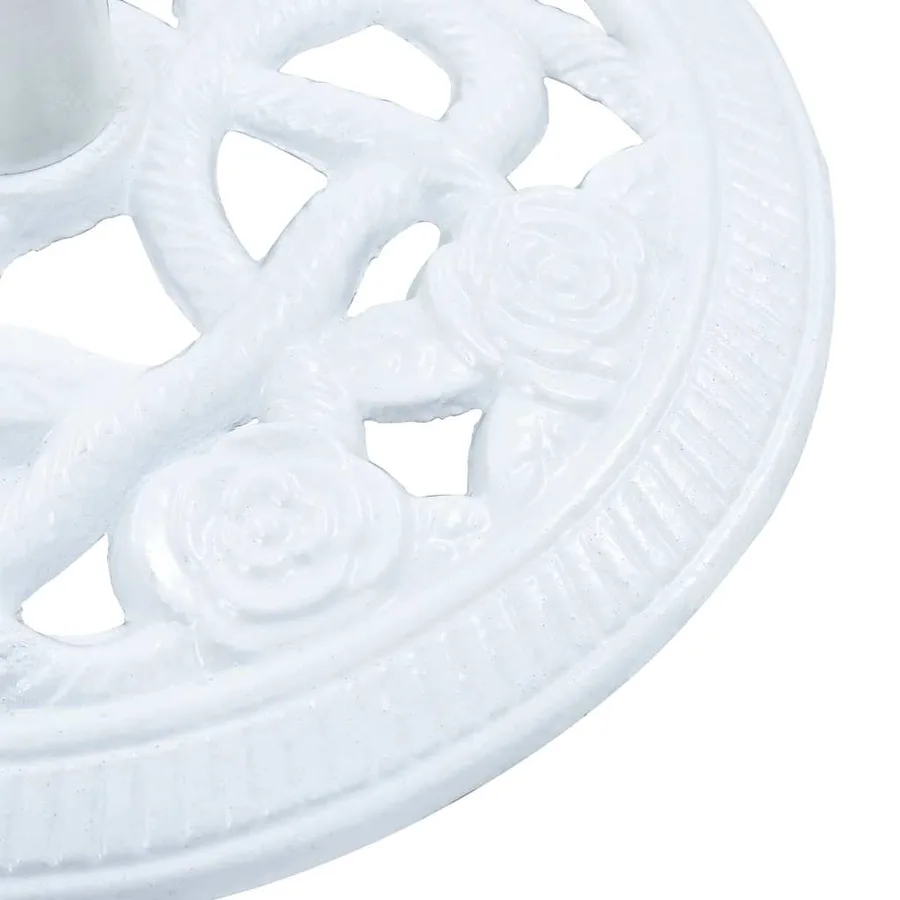 Socle de parasol Blanc 9 kg 40 cm Fonte - 8