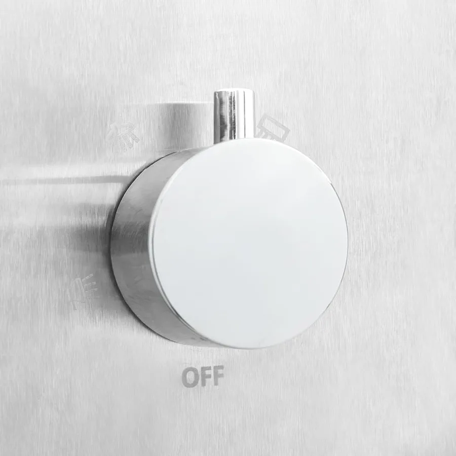 Douche d'extérieur avec receveur WPC Acier inoxydable - 8