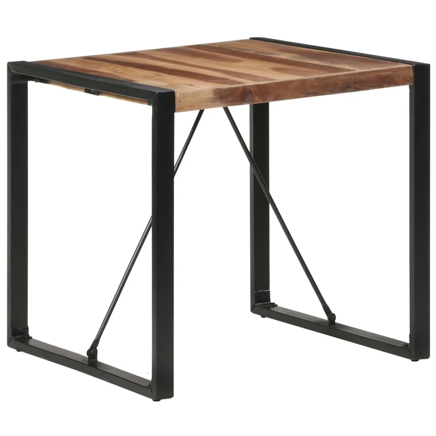 Table à manger 80x80x75 cm bois massif