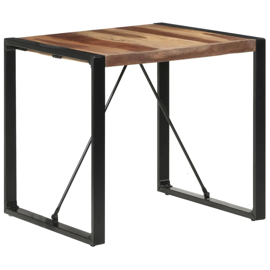 Table à manger 80x80x75 cm bois massif - 9