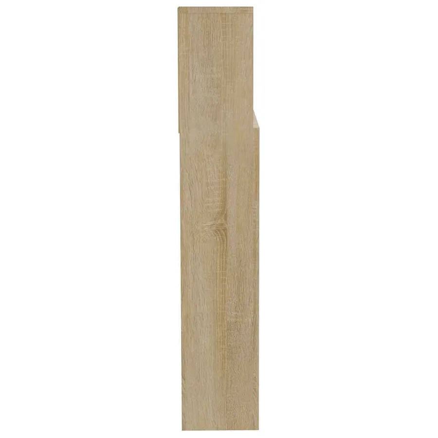 Armoire de tête de lit chêne sonoma 200x19x103,5 cm - 4