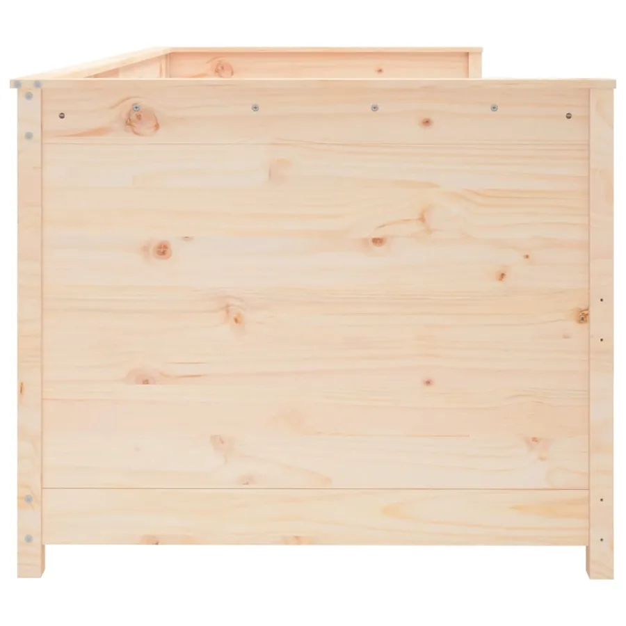 Lit de jour sans matelas 90x190 cm bois de pin massif - 11