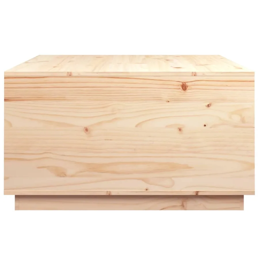 Table basse 80x80x45 cm Bois massif de pin - 8