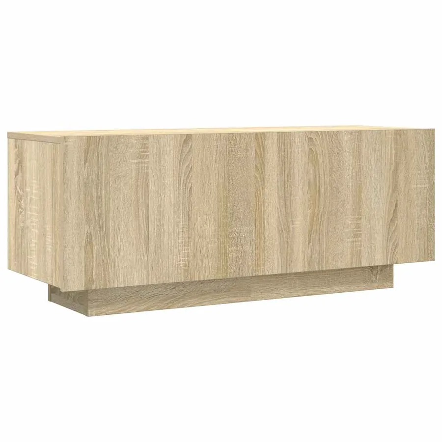 Meuble TV Chêne sonoma 100x35x40 cm Bois d'ingénierie - 2