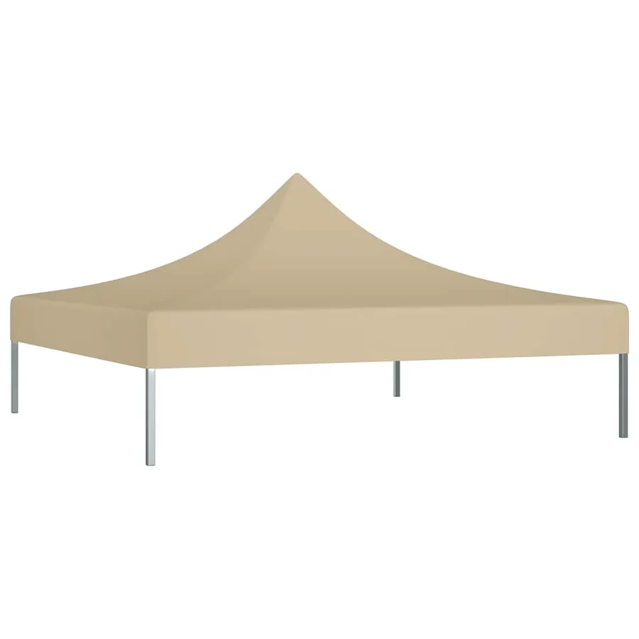 Toit de tente de réception 2x2 m Beige 270 g/m² - 2
