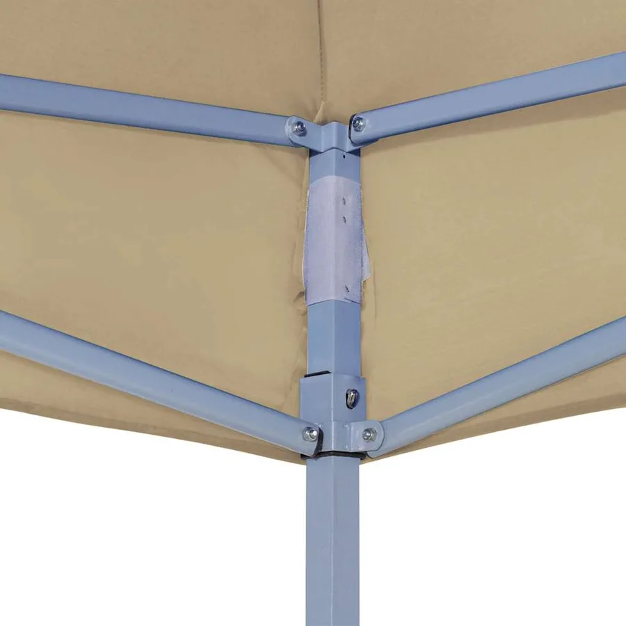 Toit de tente de réception 2x2 m Beige 270 g/m² - 4