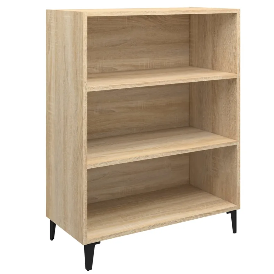Buffet Chêne sonoma 69,5x32,5x90 cm Bois d'ingénierie - 2