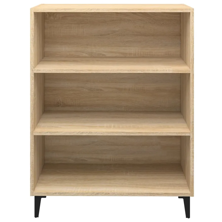 Buffet Chêne sonoma 69,5x32,5x90 cm Bois d'ingénierie - 3