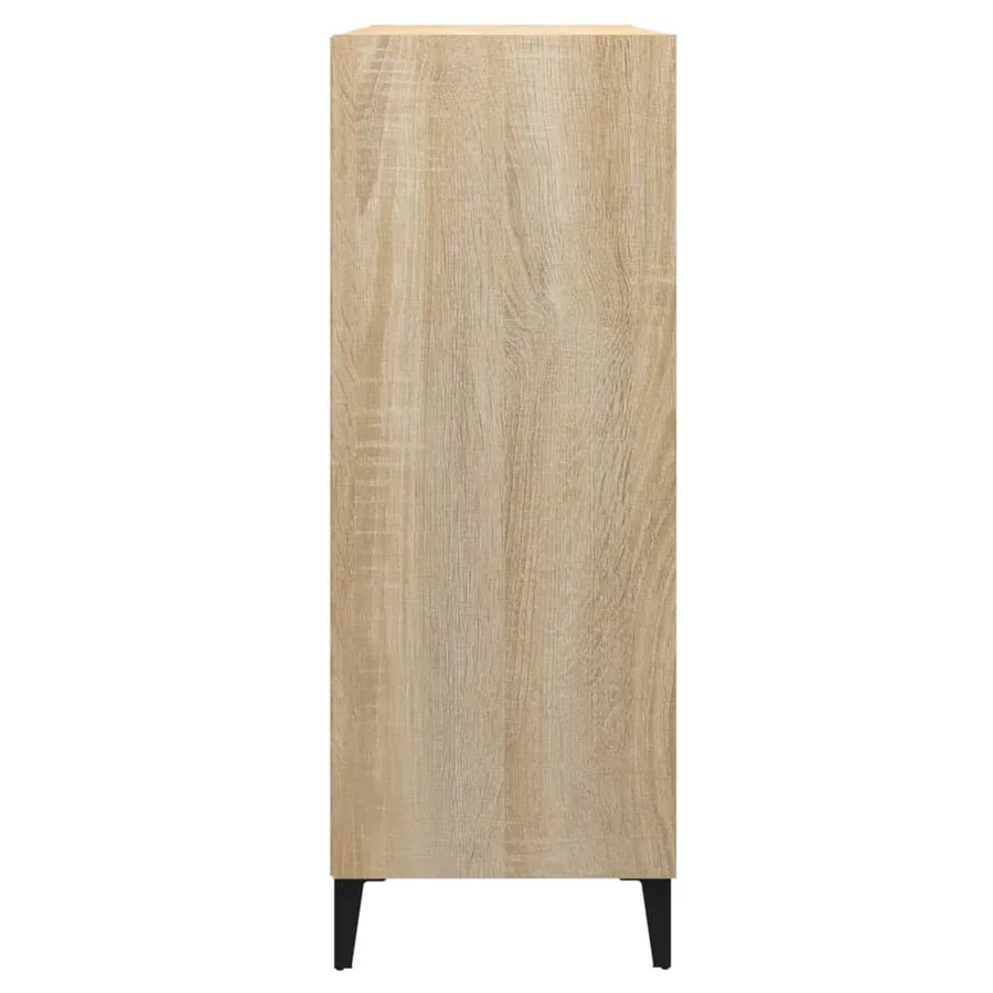 Buffet Chêne sonoma 69,5x32,5x90 cm Bois d'ingénierie - 4