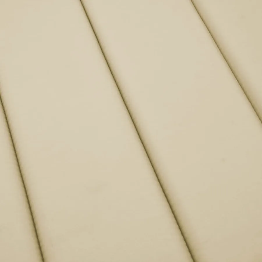 Coussin de chaise longue beige 200x50x3 cm tissu oxford - 6