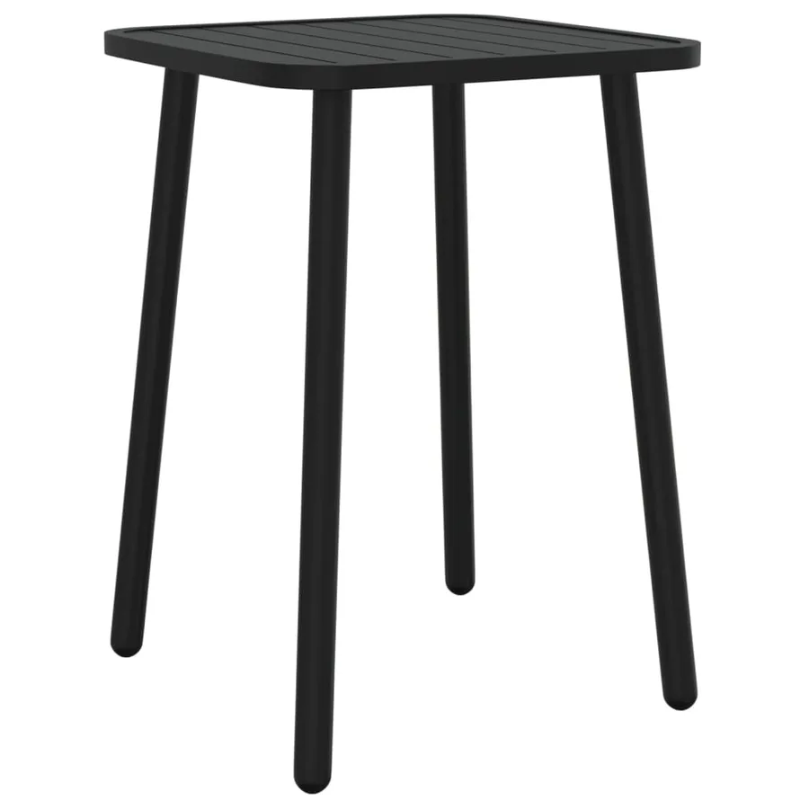 Ensemble à manger de jardin 5 pcs anthracite acier - 7