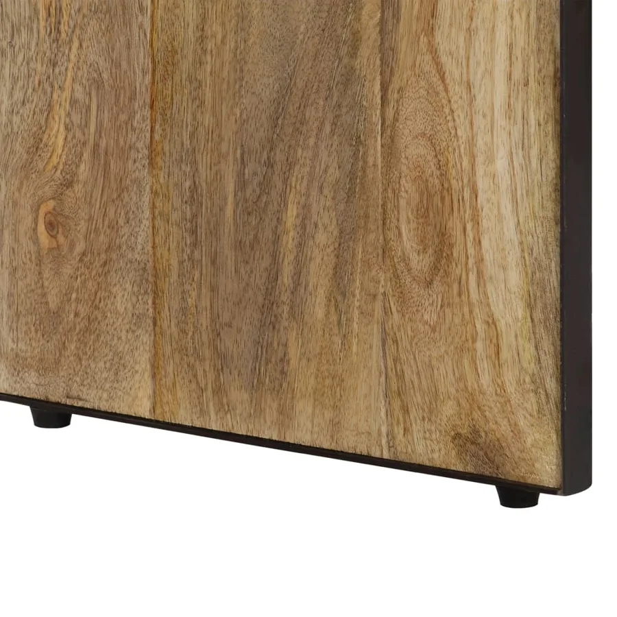 Buffet 120x30x75 cm bois de manguier massif - 7