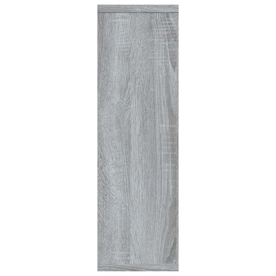 Étagère murale Sonoma gris 85x16x52,5 cm Bois d'ingénierie - 6