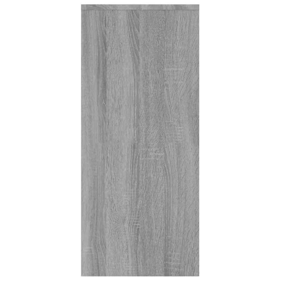 Buffet Sonoma gris 102x33x75 cm Bois d'ingénierie - 7