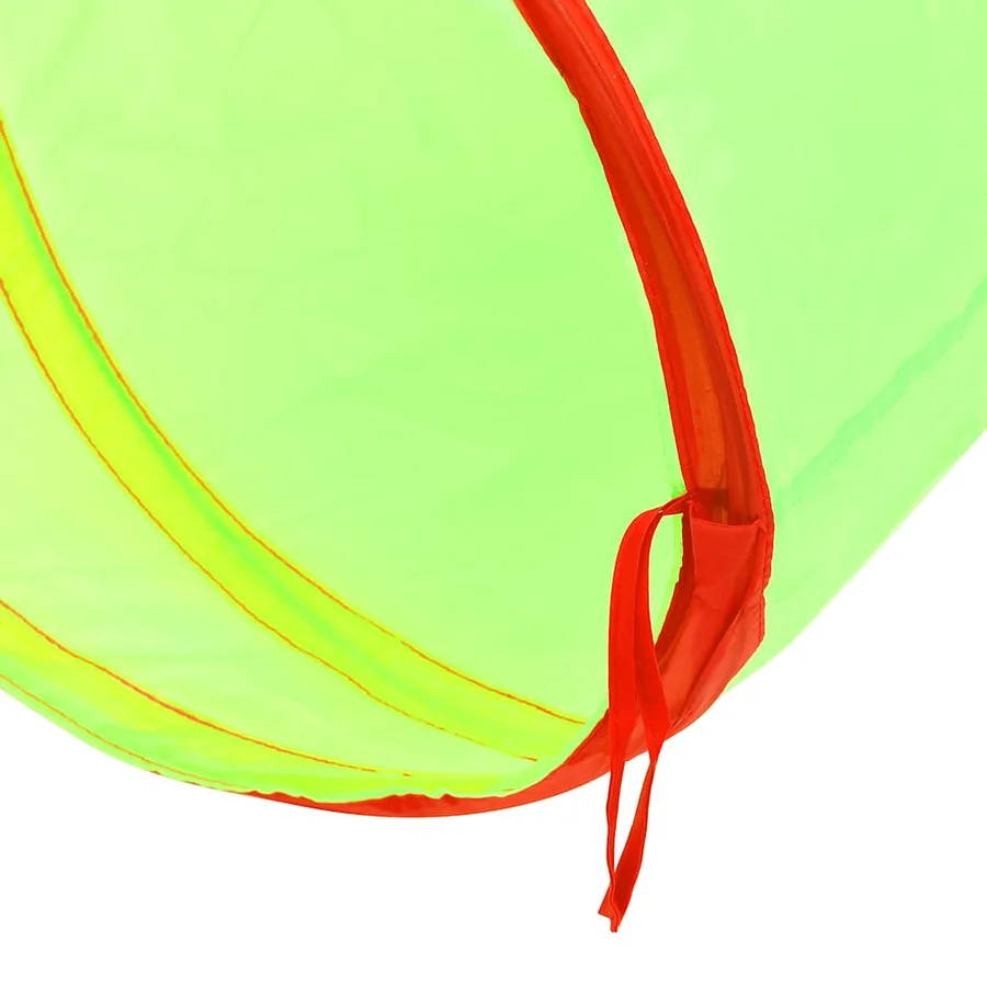 Tunnel de jeu pour enfants avec 250 balles Vert 175cm Polyester - 7