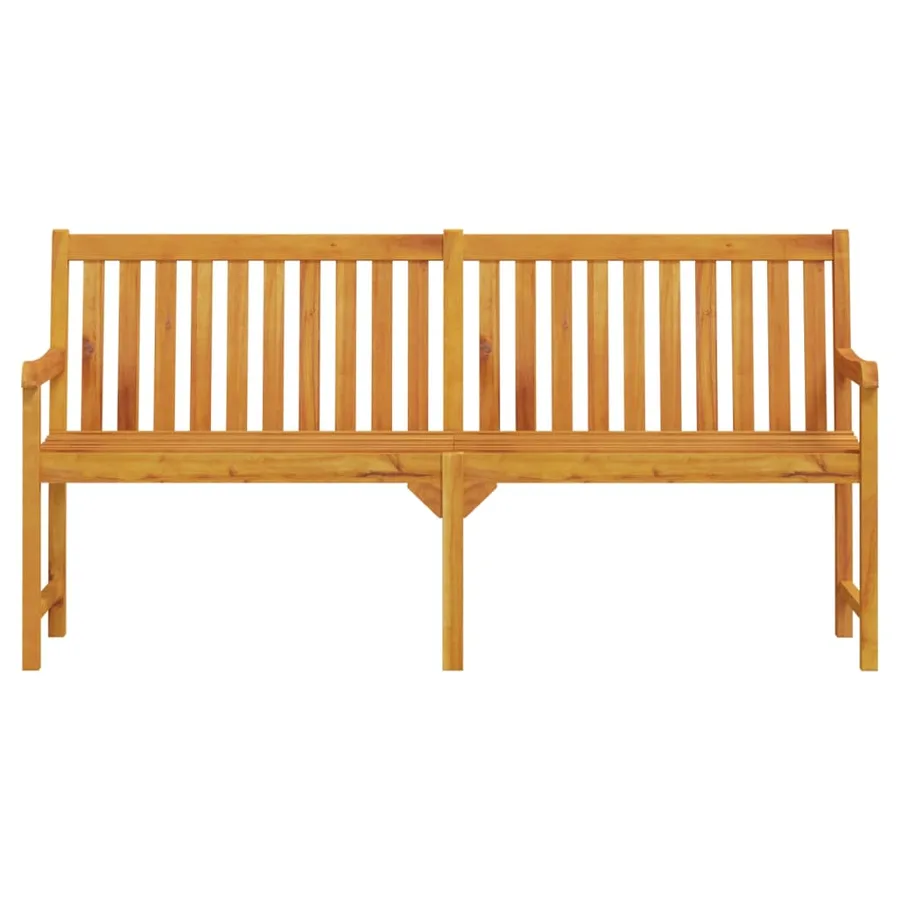 Banc de jardin 180 cm Bois solide d'acacia - 3