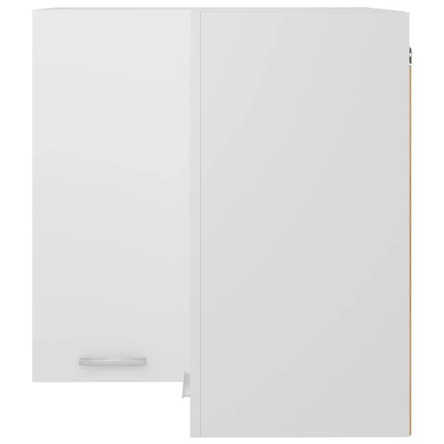 Armoire d'angle suspendue "Lyon" Blanc 57 x 57 x 60 cm Bois d'ingénierie - 7