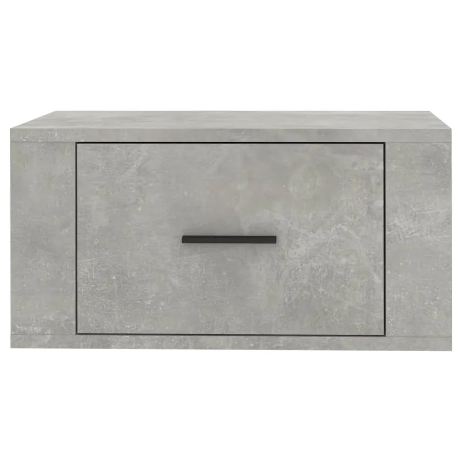 Tables de chevet murales 2 pcs Gris béton 50x36x25 cm - 7