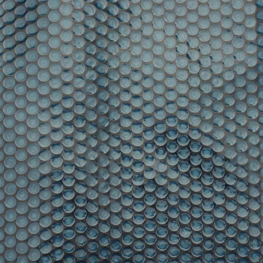 Film solaire de piscine flottant PE 250 cm Noir et bleu - 6