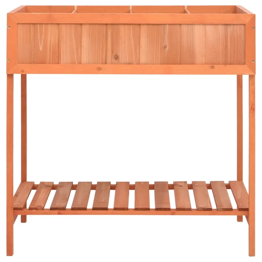 Jardinière à herbes 80x60x80 cm Bois de sapin massif - 3