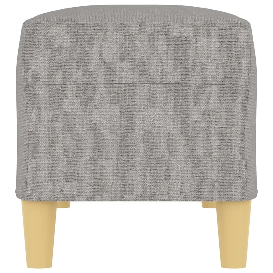 Banc Gris clair 100x35x41 cm Tissu - 4