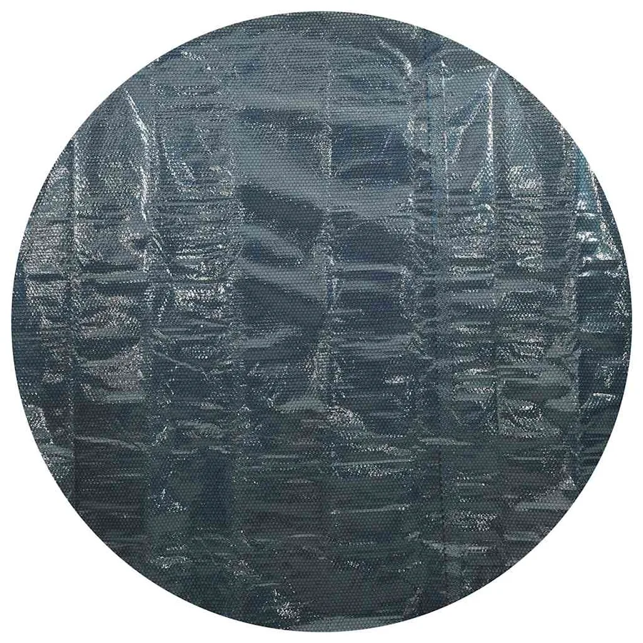 Film solaire de piscine flottant PE 527 cm Noir et bleu - 5