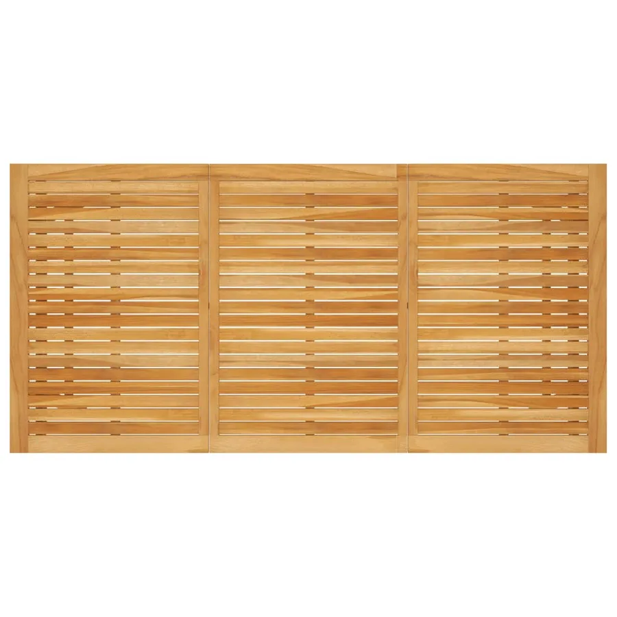 Ensemble à manger de jardin 7 pcs Noir - 5