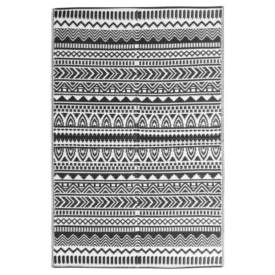 Tapis d'extérieur ARAKIL Noir 160x230 cm PP - 2