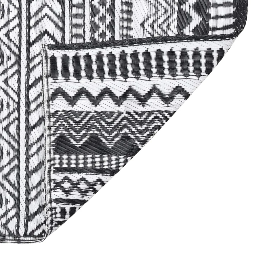 Tapis d'extérieur ARAKIL Noir 160x230 cm PP - 4