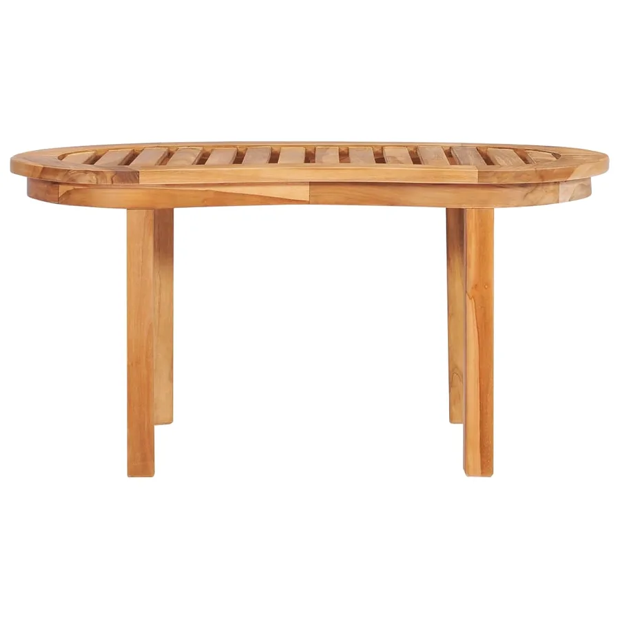 Table basse 90x50x45 cm Bois de teck solide - 2