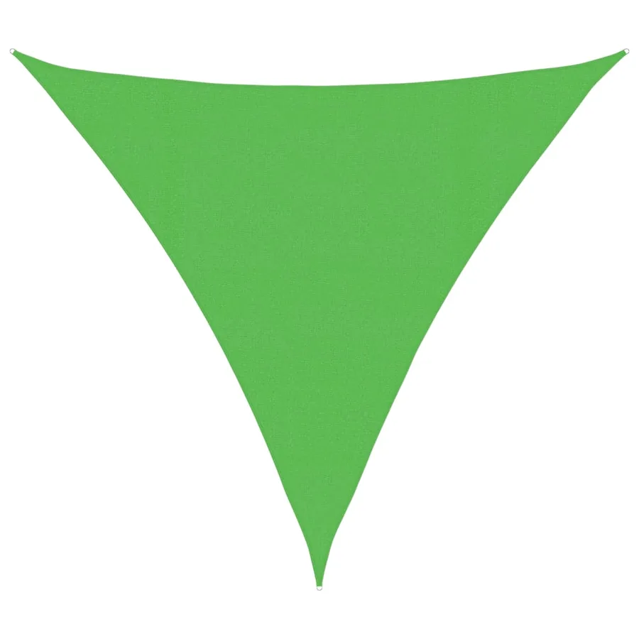 Voile d'ombrage 160 g/m² Vert clair 4x4x4 m PEHD - 2