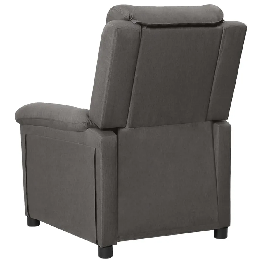 Fauteuil électrique de massage Gris foncé Tissu - 5