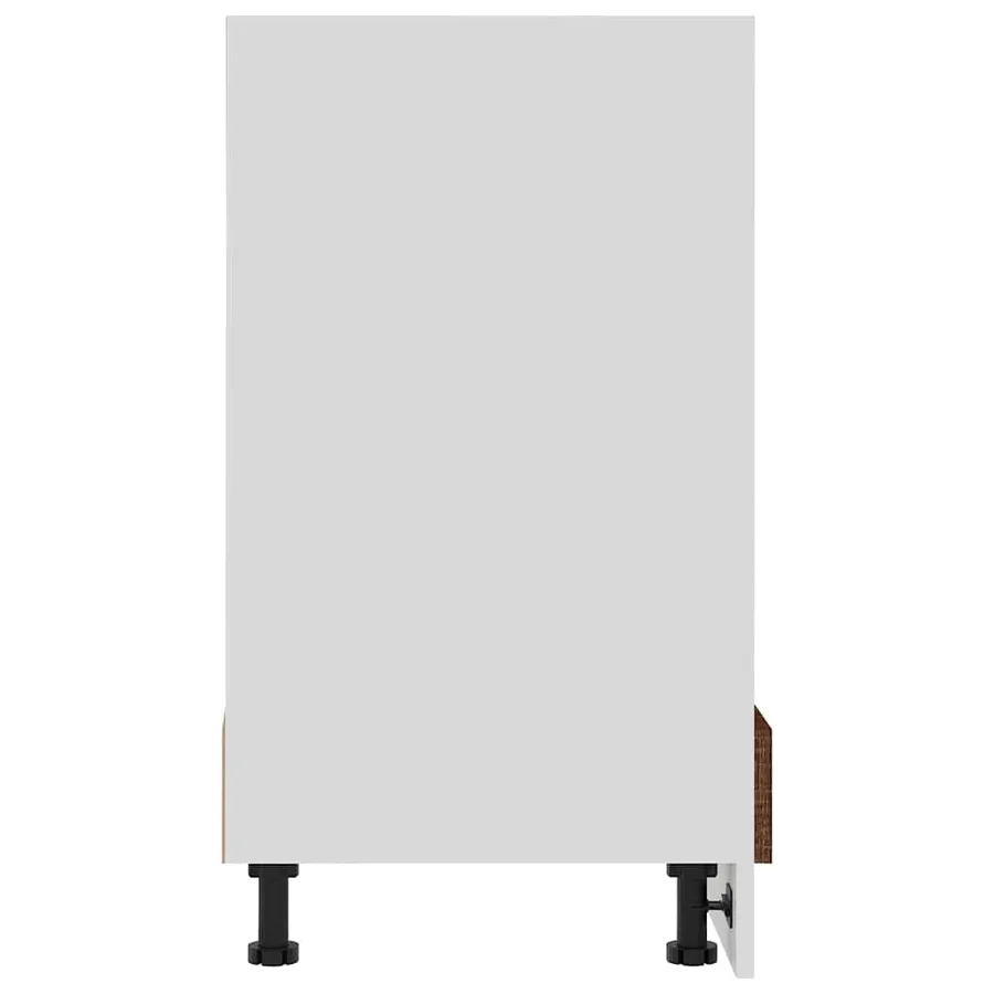Meuble de four "Riga" Chêne brun 60 x 46 x 81,5 cm Bois d'ingénierie - 6